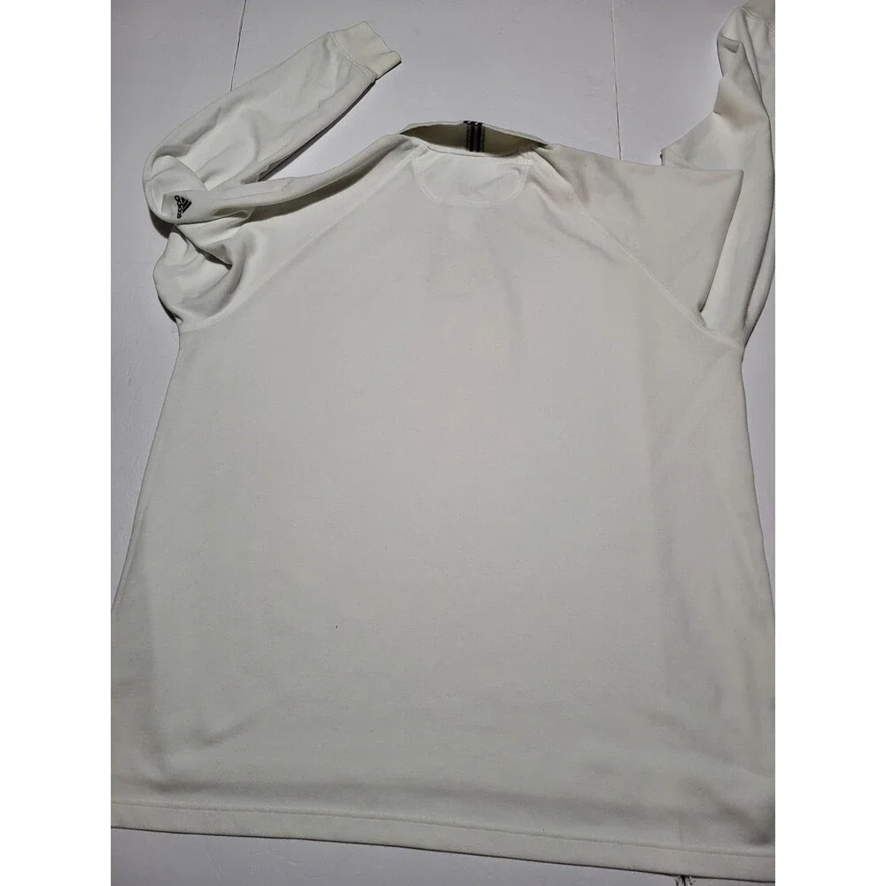 (#L3) Adidas Climalite Stretch Long Sleeve SIZE MEN'S 2XL WHITE